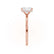 PARIS - Elongated Cushion Lab Diamond 18k Rose Gold Hidden Halo Engagement Ring Lily Arkwright