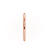 Petite 1.65mm Wedding Band 18k Rose Gold Wedding Bands Lily Arkwright