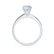 GRACE - Round Natural Diamond Platinum Solitaire Engagement Ring Lily Arkwright