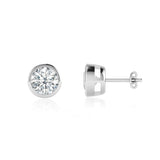 TYME - Beze Edge Lab Diamond Earrings 950 Platinum Earrings Lily Arkwright