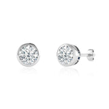 TYME - Beze Edge Lab Diamond Earrings 950 Platinum Earrings Lily Arkwright