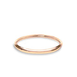 Women's Petite Wedding Band 18k Rose Gold Wedding Bands Lily Arkwright