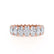 BALAD - 18k Rose Gold Oval Statement Eternity Eternity Lily Arkwright