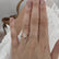 SERENITY - Round Moissanite 18k Rose Gold Solitaire Ring