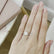 EDEN - Princess Moissanite & Diamond Platinum Vine Solitaire