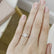 LOVETTA - Round Aqua Spinel & Diamond Baguette 18k White Gold Trilogy